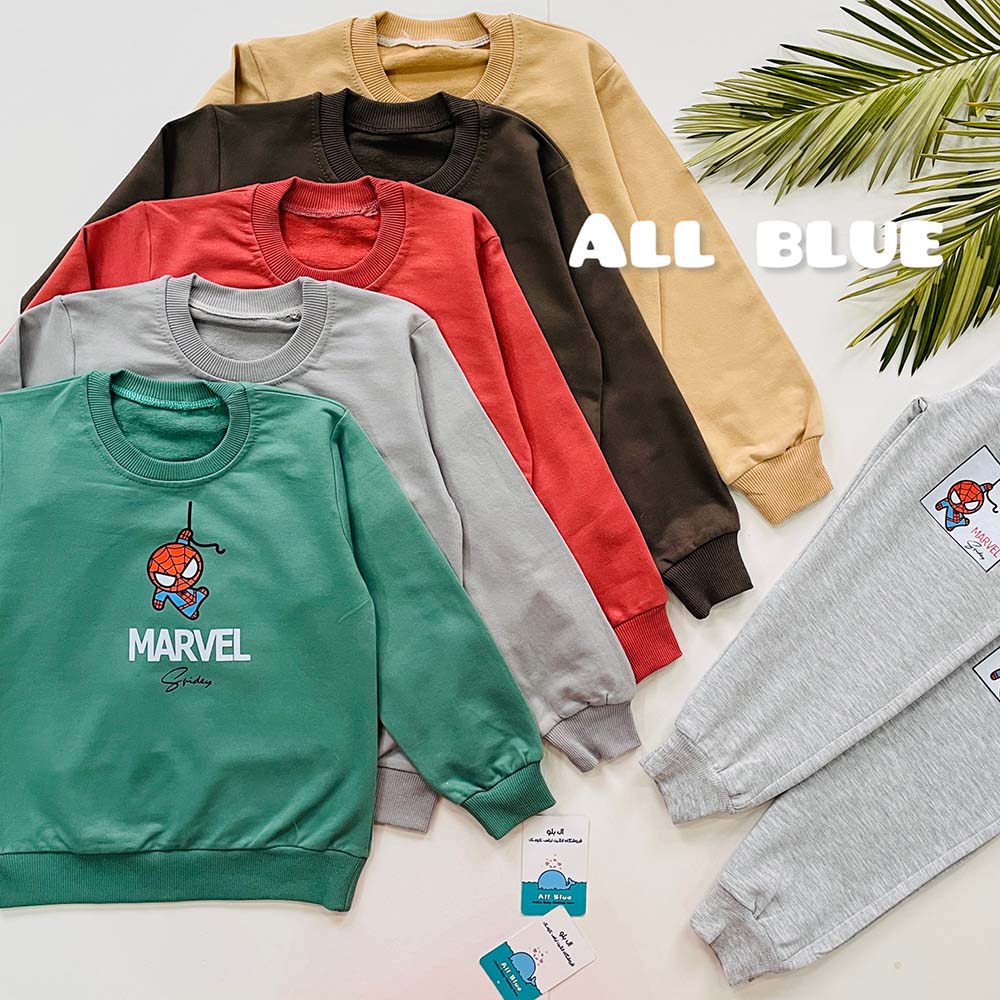 ست بلوز و شلوار مارول 3تا6 سال (72131)