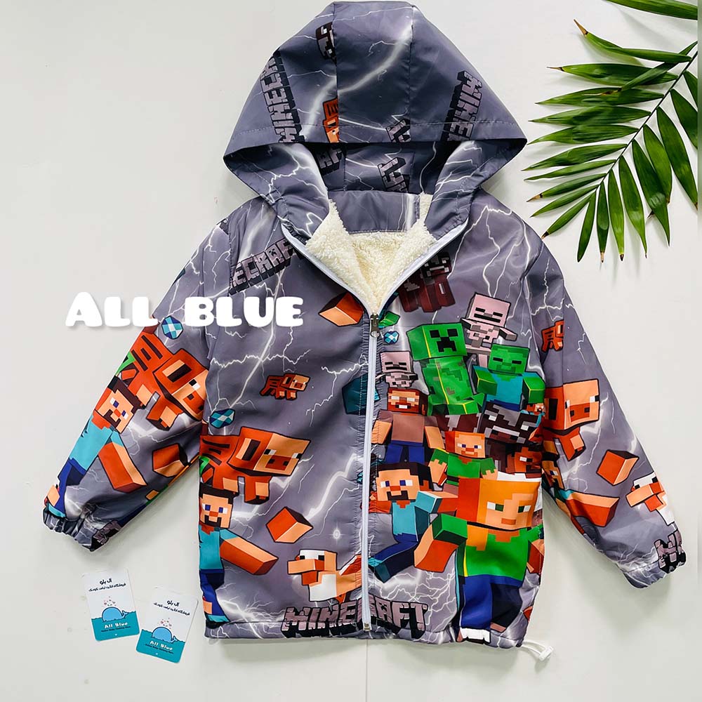 بارانی داخل خز ماینکرافت 5تا9 سال (78015)